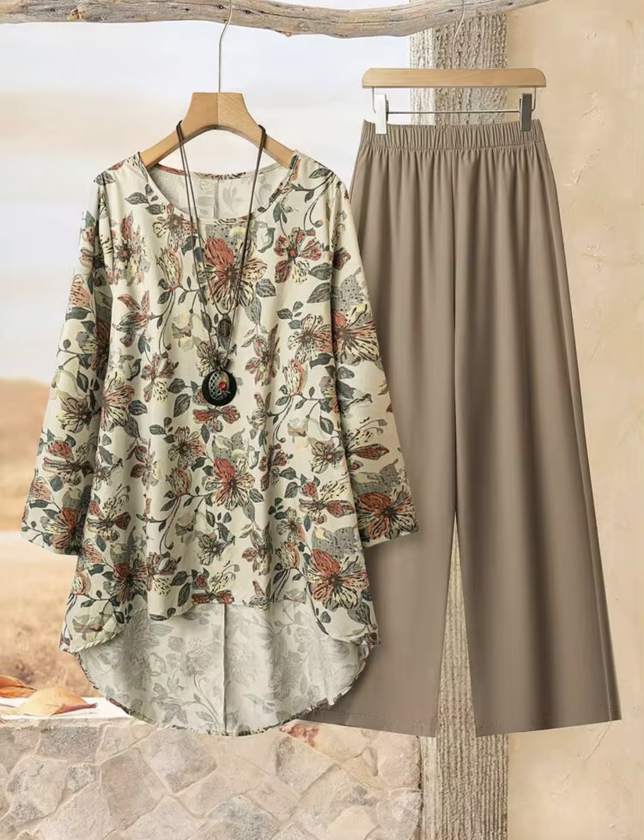 Women Casual Floral 2 Piece Set