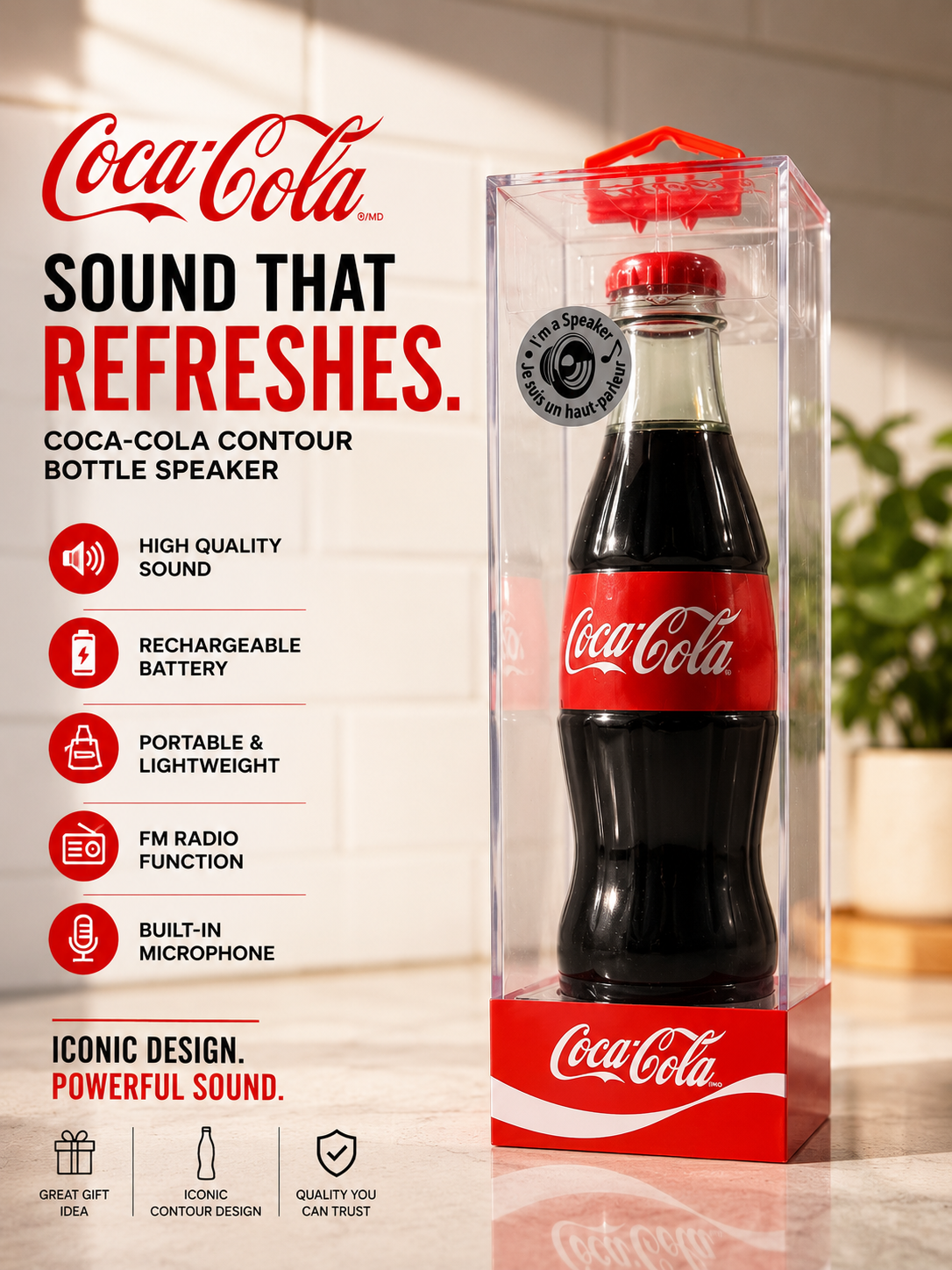 Coca Cola Contour Bottle Speaker
